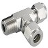 Super Duplex Tube Fittings - Male Run Tee